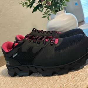 Timberland Black and Pink Women's Shoes Size 9